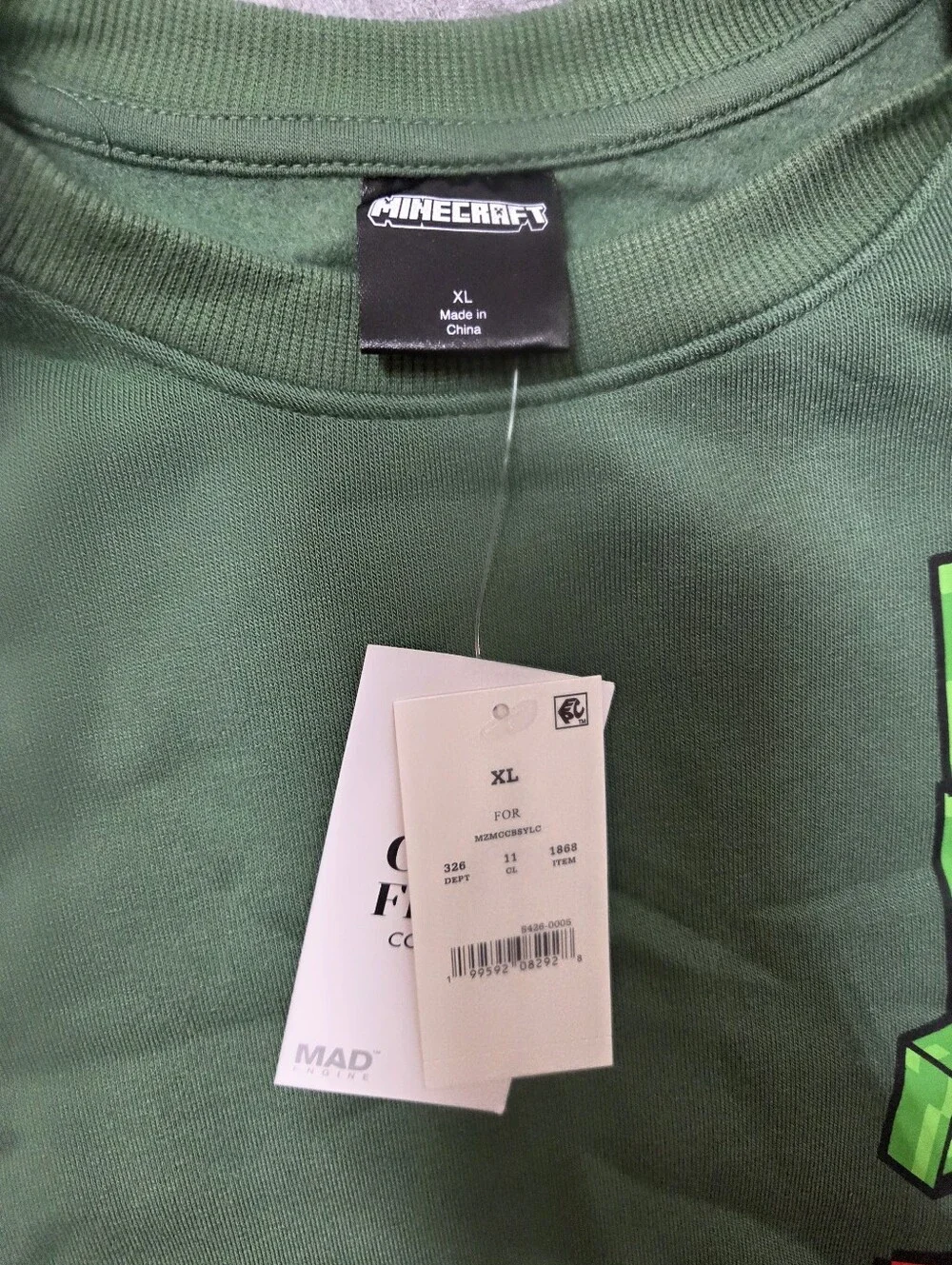 Minecraft official green